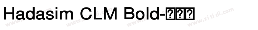 Hadasim CLM Bold字体转换 Hadasim CLM Bold字体转换